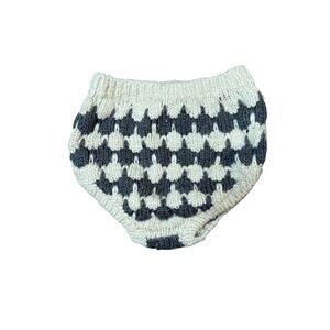 NWOT Rylee + Cru Baby Sweater Bloomer Slate Stripe  Size 18-24 Mo. Girl Warm‎